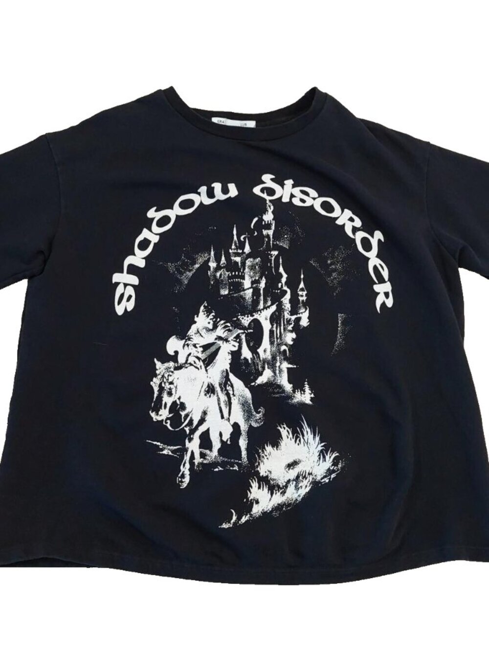 Era Worldwide Club Sweat T-Shirt XL "Shadow Nomad" Disorder Castle, Boxy Fit